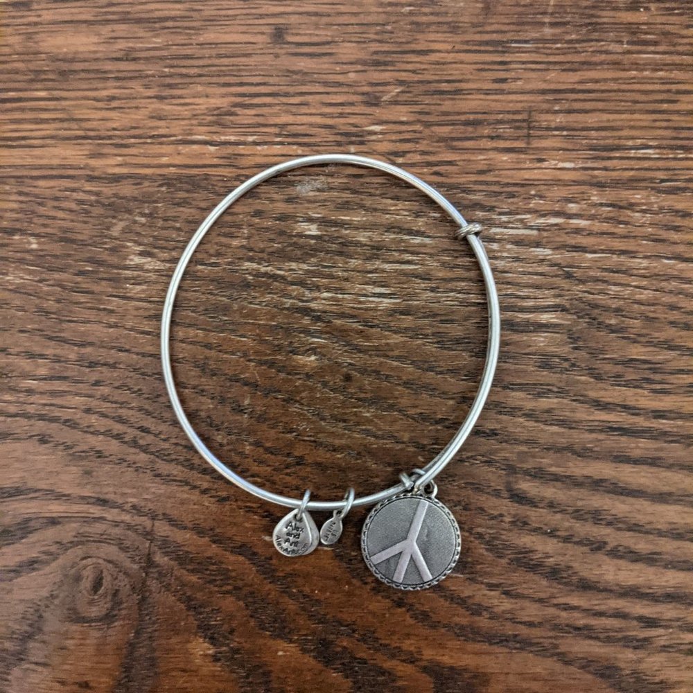 ALEX & ANI peace Charm Bracelet